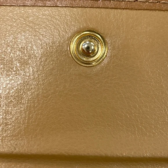 CELINE Vintage Macadam Coated Canvas w/ Leather Trim Coin Case, Pre-Owned - Picture 5 of 10